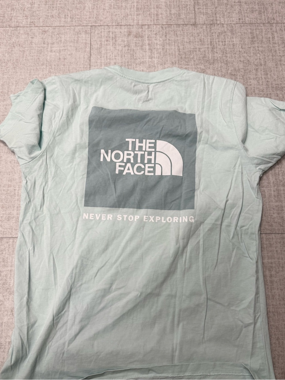 The North Face Light Mint Green Logo Tee